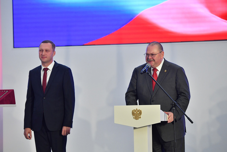 Мельниченко поздравил со вступлением в должность губернатора Саратовской области