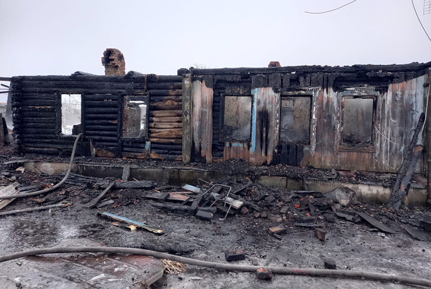 В Белинском районе произошло два смертельных пожара