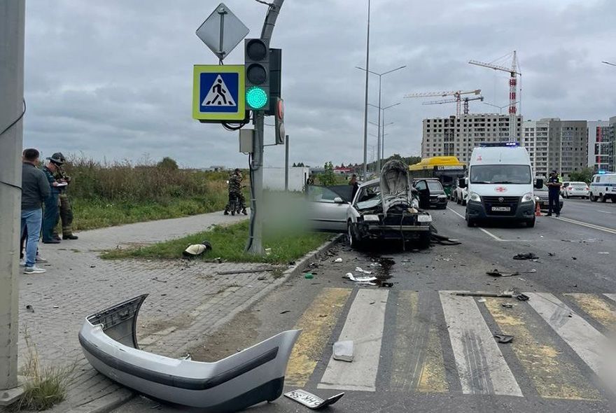 Появилось видео с места смертельной аварии в Засечном