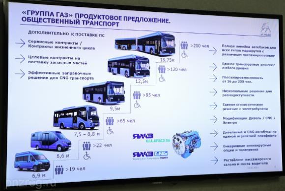 В Пензе презентовали варианты нового общественного транспорта 