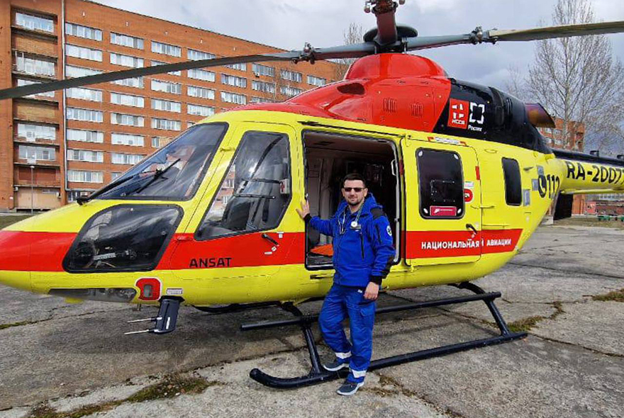 В Пензу экстренного пациента доставили из Нижнего Ломова на вертолете