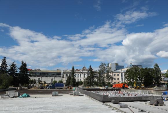 В Пензе завершается реконструкция Фонтанной площади