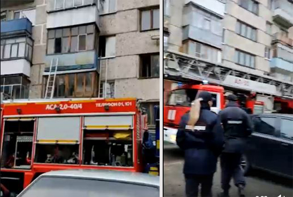 В Пензе при пожаре на ул. Одесской пострадал мужчина