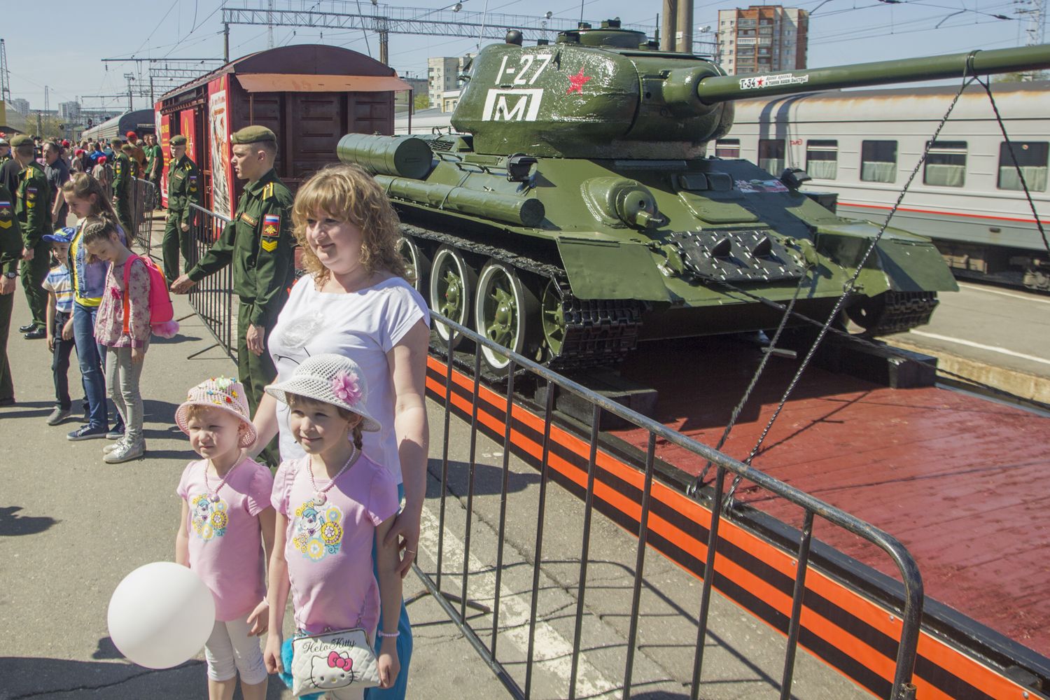 Агитпоезд «Армия Победы-2017» в Пензе — фотоотчет