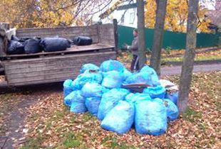Из центра Пензы вывезено более 30 кубических метров мусора