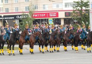Президентский полк своим выступлением открыл торжества в честь 350-летия Пензы