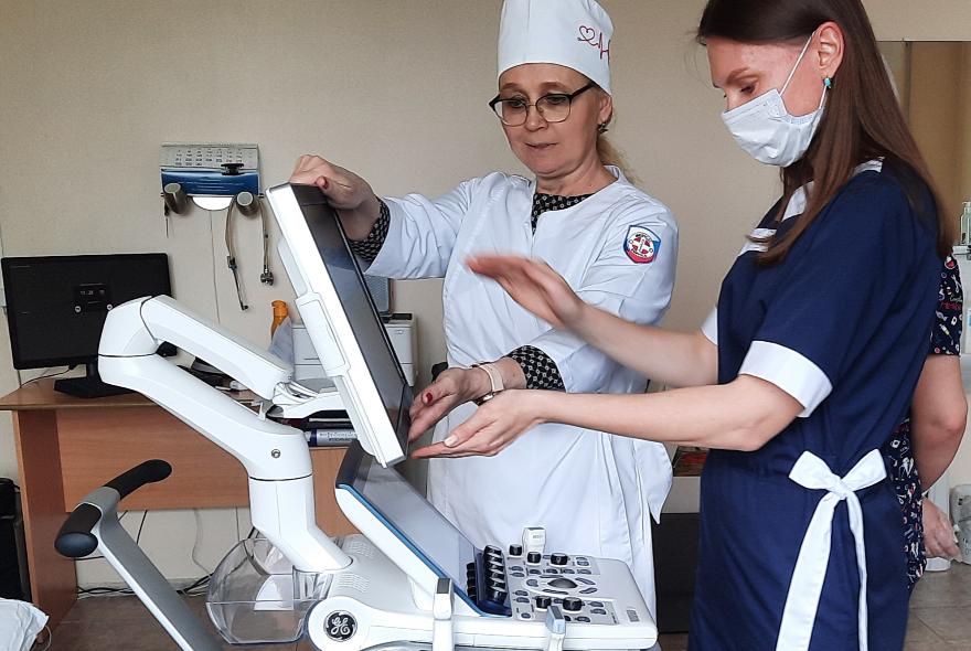 В Пензе в больнице Захарьина появился новый аппарат УЗИ за 5 млн рублей