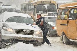 Пенза в снежном плену Пенза в снежном плену