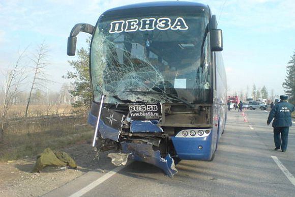 Автобус «Пенза — Москва» попал в аварию в Рязанской области