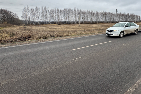 В Пензенской области завершили ремонт трассы Поим – Башмаково – Земетчино