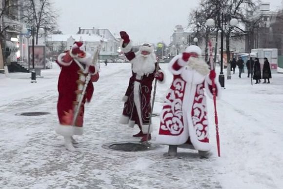 На «Первом канале» рассказали о худеющих пензенских Дедах Морозах