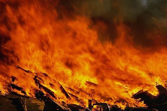 В Пензенской области пожар унес жизнь 56-летнего мужчины