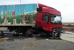 В Городищенском районе на трассе разбилась фура