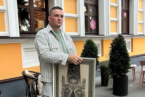 Пензенский художник впервые отправил в стратосферу карандашный рисунок