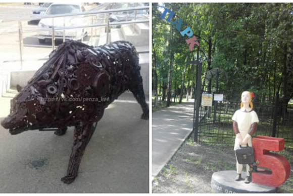 В Пензе медведя, вслед за школьницей, «сослали» в Арбеково