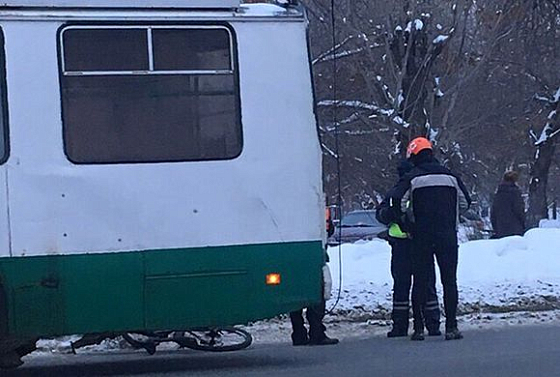 Пензенцы сообщили о сбитом троллейбусом велосипедисте