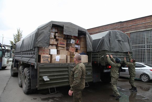 Сотрудники СК России передали гуманитарную помощь в Донбасс, Херсонскую и Запорожскую области