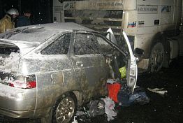 В Городищенском районе ВАЗ попал под фуру