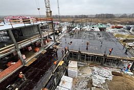 В Дальнем Арбеково продолжают строительство школы на 550 мест