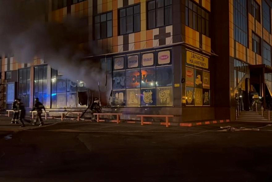 В Пензе пожар на Аустрина тушат 27 человек
