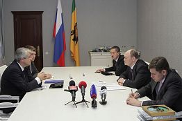 Губернатор Пензенской области встретился с гендиректором ЗАО «Агентство прямых инвестиций»