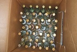 В центре Пензы из бара изъято более 100 бутылок поддельной водки