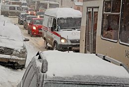 Снегоуборочная техника переведена на особый режим работы в Пензе