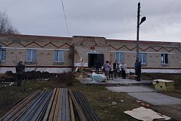 В селе Ягановка Вадинского района идет капремонт центра культуры В селе Ягановка Вадинского района идет капремонт центра культуры