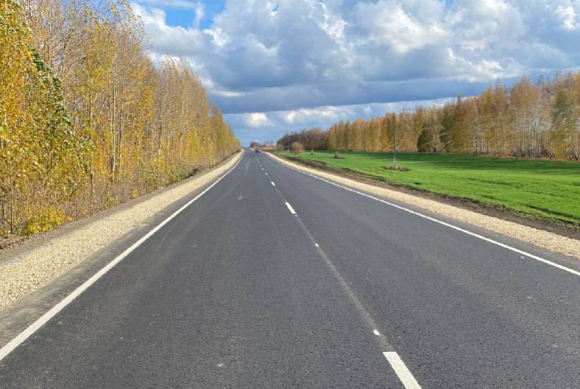 Завершили ремонт участка дороги Беково — Варварино — Тамала