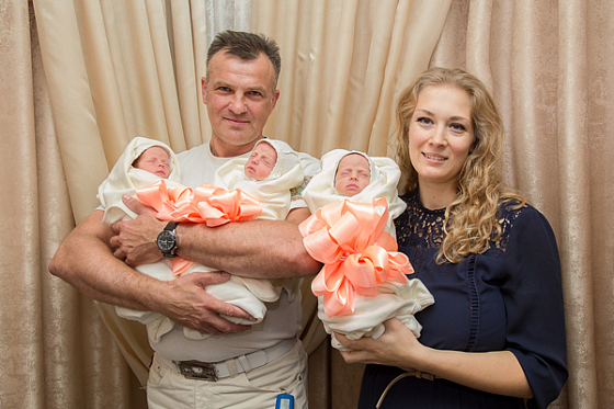 В Пензе родителями тройни стали печник и менеджер