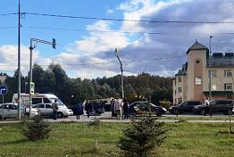 В Пензе на ул. Антонова на пешеходном переходе сбили женщину В Пензе на ул. Антонова на пешеходном переходе сбили женщину