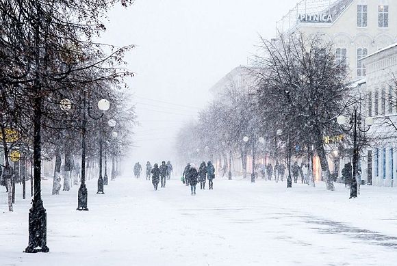 В Пензенской области 6 января ожидаются снегопад и порывистый ветер