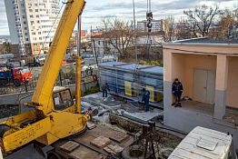 В Пензе монтируют новую кислородную станцию