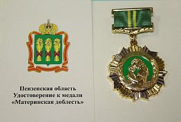 В Пензенской области 54 многодетных матери получат медали