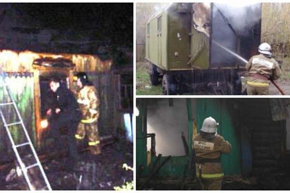 В Пензе пожар на ул. Урицкого тушили 16 спасателей