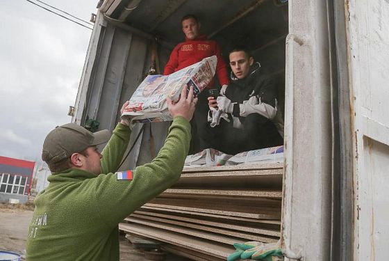 Газеты «Пензенской правды» отправились на Донбасс с гуманитарным конвоем