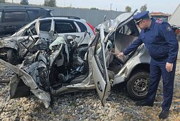 Следком показал видео с места ДТП в Мокшанском районе