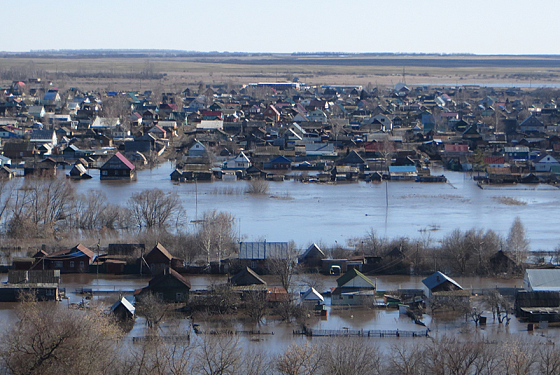 В Сердобском районе уровень воды поднялся на три метра выше нормы
