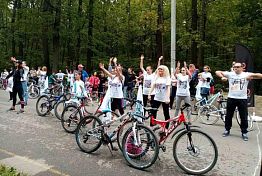 В Пензе в благотворительном велозаезде приняли участие более 70 человек