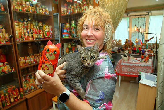 Пензячка Галина Михотина собрала коллекцию из 1,5 тысяч матрешек