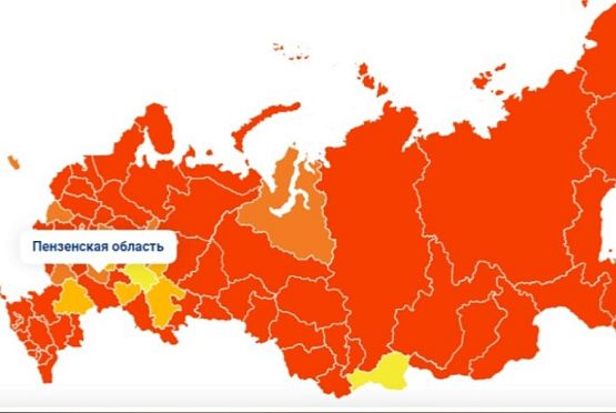 Пензенская область покинула «красную зону» по ковиду