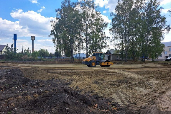 В Земетчино начали благоустройство территории сквера на улице Кирова