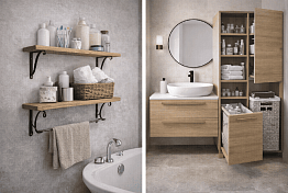 От навесных полок к функциональным системам: эволюция мебели для ванной