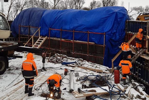 В Спасском районе строят новый мост через ручей