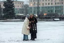 Первый снегопад в Пензе — фотоотчет