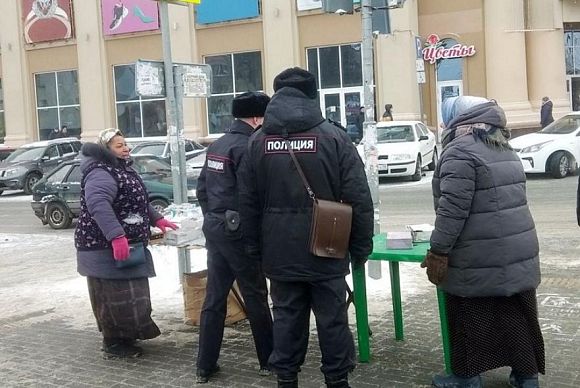 В Пензе на уличных торговцев составили протоколы