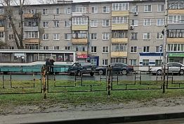 В Пензе на проспекте Победы ВАЗ врезался в автобус