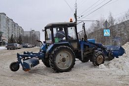 В Пензе 7 марта на уборку улиц было направлено более 50 единиц техники