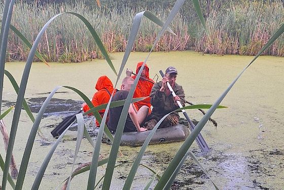 По пути из Пензы в Заречный трое детей застряли в болоте