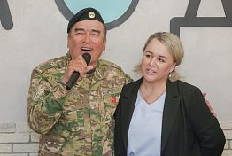Участники патриотического велопробега спели песни военных лет Участники патриотического велопробега спели песни военных лет